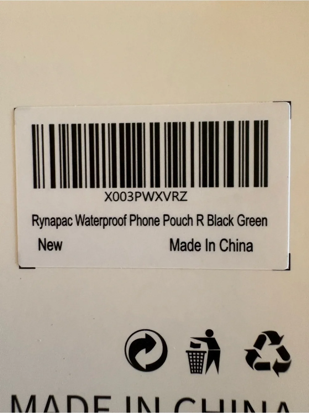 Rynapac NWT IP68 Floating cases Waterproof Phone Pouch - Black & Green 2 pack